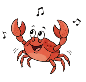 Happy crab
